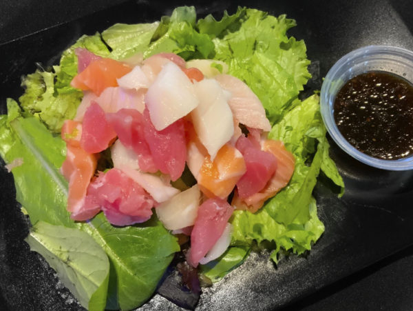ayce sashimi salad