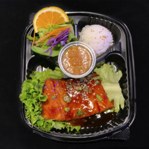 salmon teriyaki entree