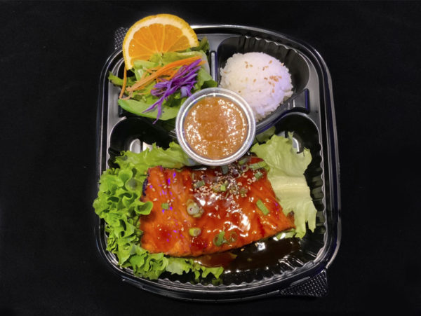 salmon teriyaki entree